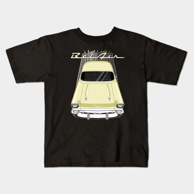 Chevrolet Bel Air 1957 - yellow Kids T-Shirt by V8social